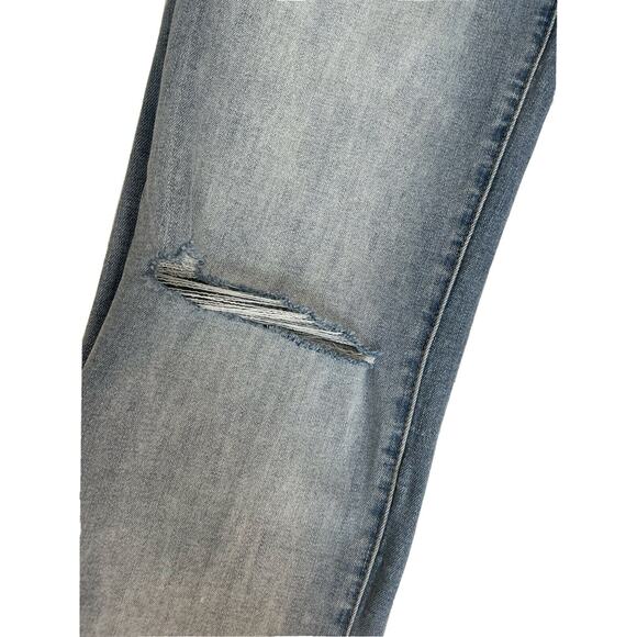 Blank NYC The Baxter Ribcage High Rise Fit Straight Leg Distressed Jeans Size 28 - Picture 2 of 9